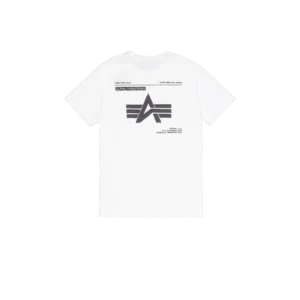 Alpha Industries Label Backprint T-Shirt white