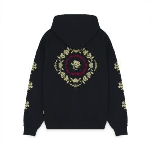 Iuter floral zip hoodie