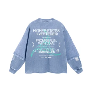 Vertere higher states two sleeve crewneck