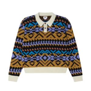 OBEY geo polo sweater