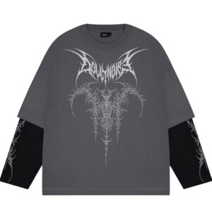 Dolly Noire the guardian double sleeve t-shirt